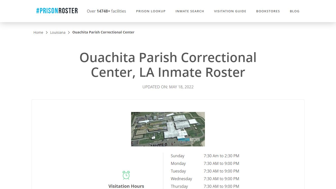 Ouachita Parish Correctional Center, LA Inmate Roster